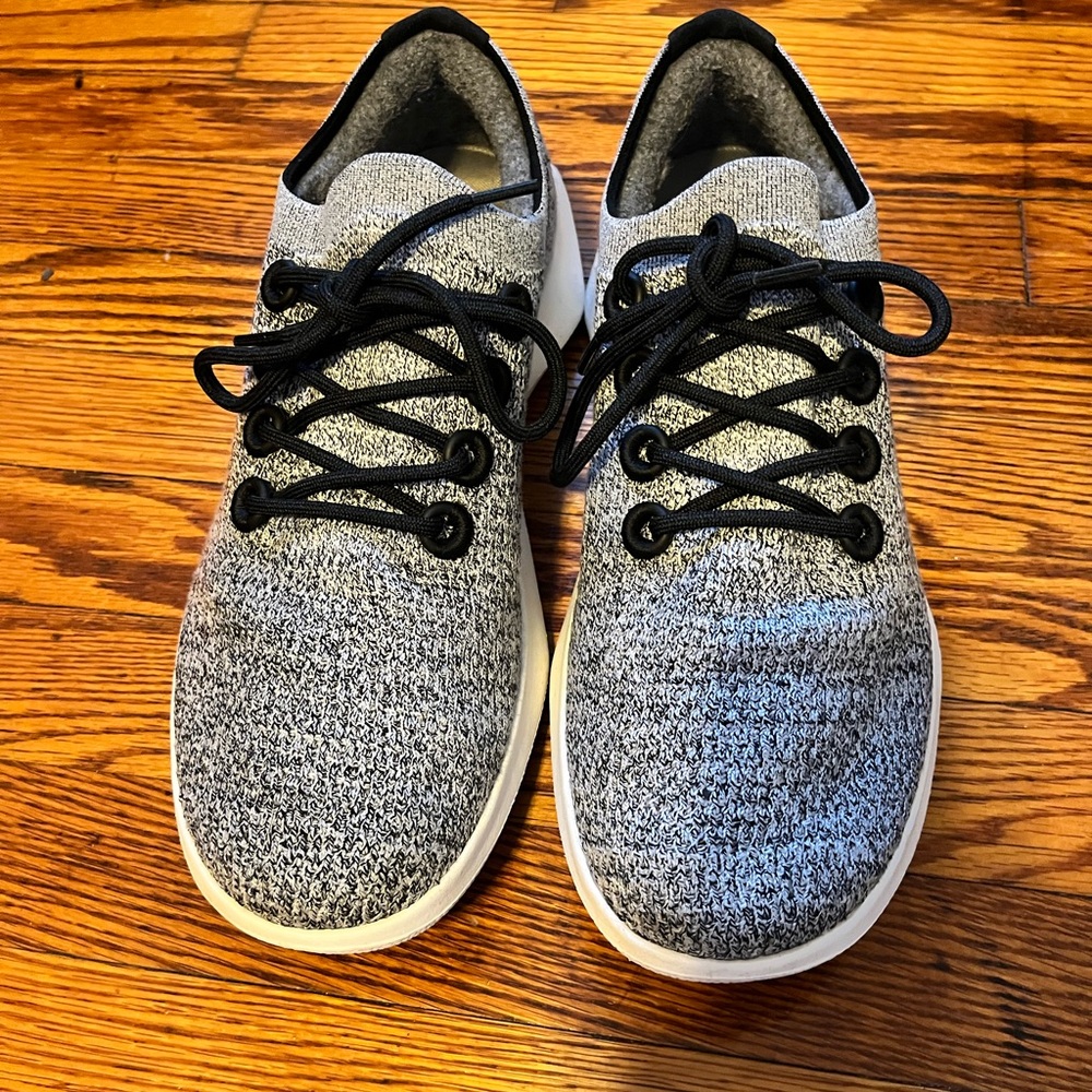 Allbirds Men's Grey Knit Sneakers - Worn Only Twice!